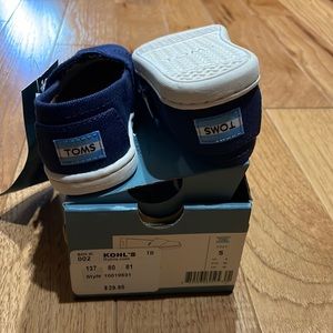 Brand New Tiny Toms boy shoes